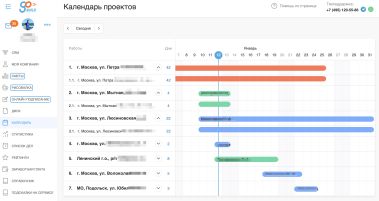 График производства работ